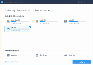 EaseUS Data Recovery Full İndir – Winpe 1 Year 2026 Türkçe