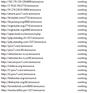 Güncel ve Hızlı Torrent Tracker Listesi İndir - Ocak 2025