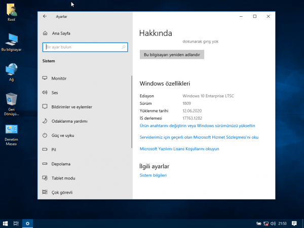 Windows 10 Enterprise LTSC İndir – Türkçe Haziran 2025 – ISO