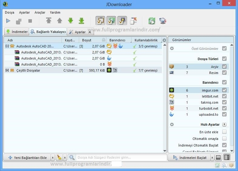 JDownloader 2 İndir – Full Türkçe 2.0.1 – Win-Mac-Linux [2025]