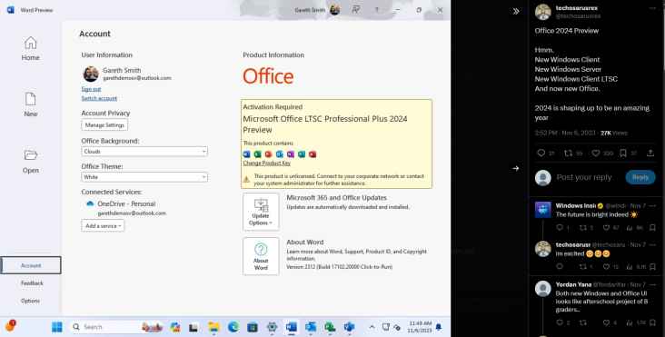Microsoft Office 2024 uygulamaları