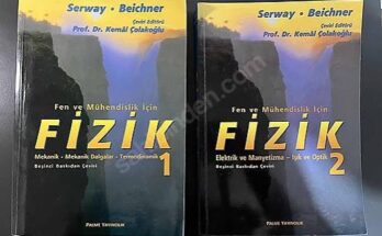 Serway Fizik 1-2 PDF 11th Edition Türkçe + Çözümler İndir [2025] PC