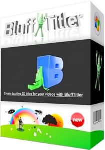 BluffTitler Ultimate İndir Full v17.0.0.4 Türkçe 3D Yazı Logo 2026